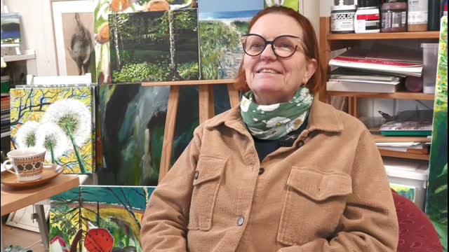 Heidi Andersen, Autodidakt Kunstmaler