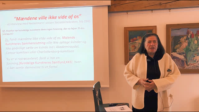 Malergården del 3, Foredrag med Anette Wolthers om Elisabeth Neckelmann